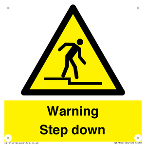 Warning Step down